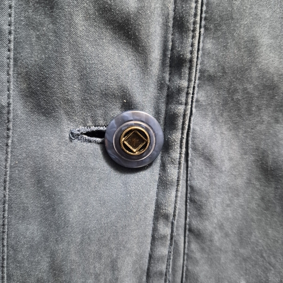 Elegant Blue Coat for Women - Picture 3 of 9